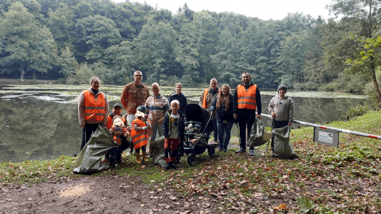 Saubere Sache, GAV Familien beim CleanUp Roßdorf