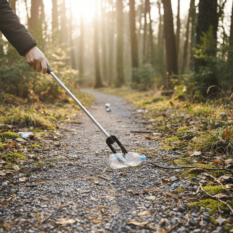 Müllsammelaktion von CleanUp Roßdorf